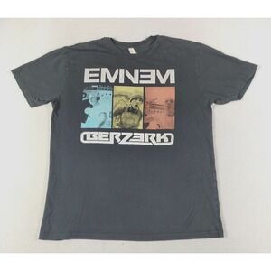 Eminem Shirt Mens XL Black Berzerk Graphic Tee Rock Me Rap Hip Hop Music